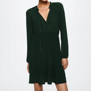 Mango Textured short dress